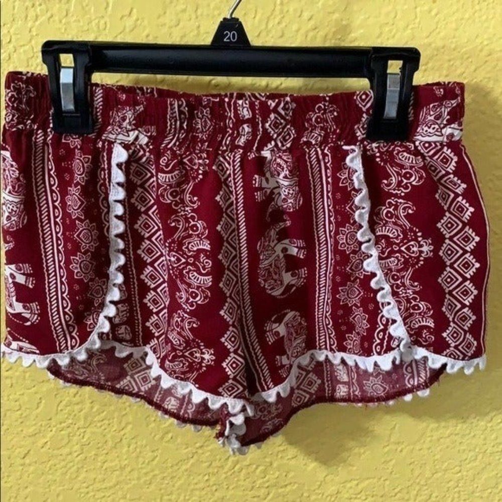 Breeze Ever Girls Flowy Crochet Shorts